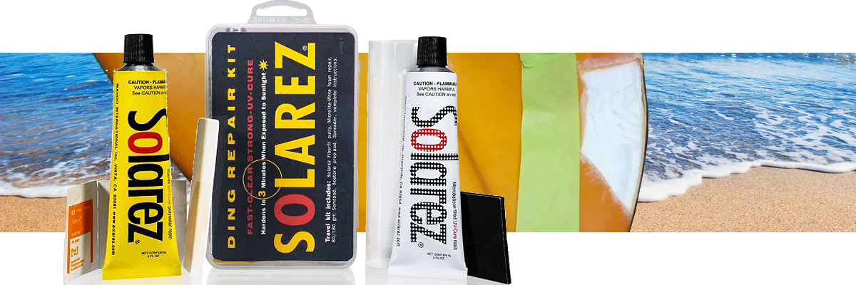 Solarez covers large areas with the Solarez Poly Filler and Solarez Epoxy Filler